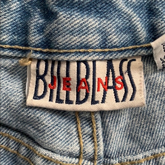 VINTAGE!! embroidered Billblass jean shorts - Picture 7 of 8
